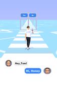 Chat Run 3D Affiche