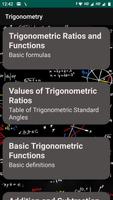 Learn Trigonometry Formulas पोस्टर