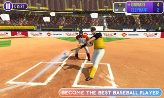 Baseball Battle - flick home run baseball game 海報