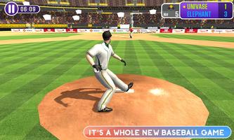 Baseball Battle - flick home run baseball game Ekran Görüntüsü 1