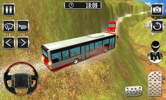 Bus Climb Hill 3D - mountain climbing game capture d'écran 1
