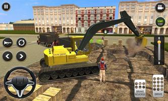 City Build Construction 3D - Excavator Simulator পোস্টার