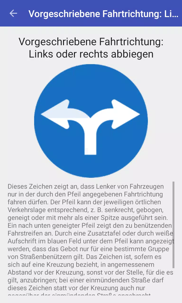 Verkehrszeichen in Österreich Android के लिए APK डाउनलोड करें
