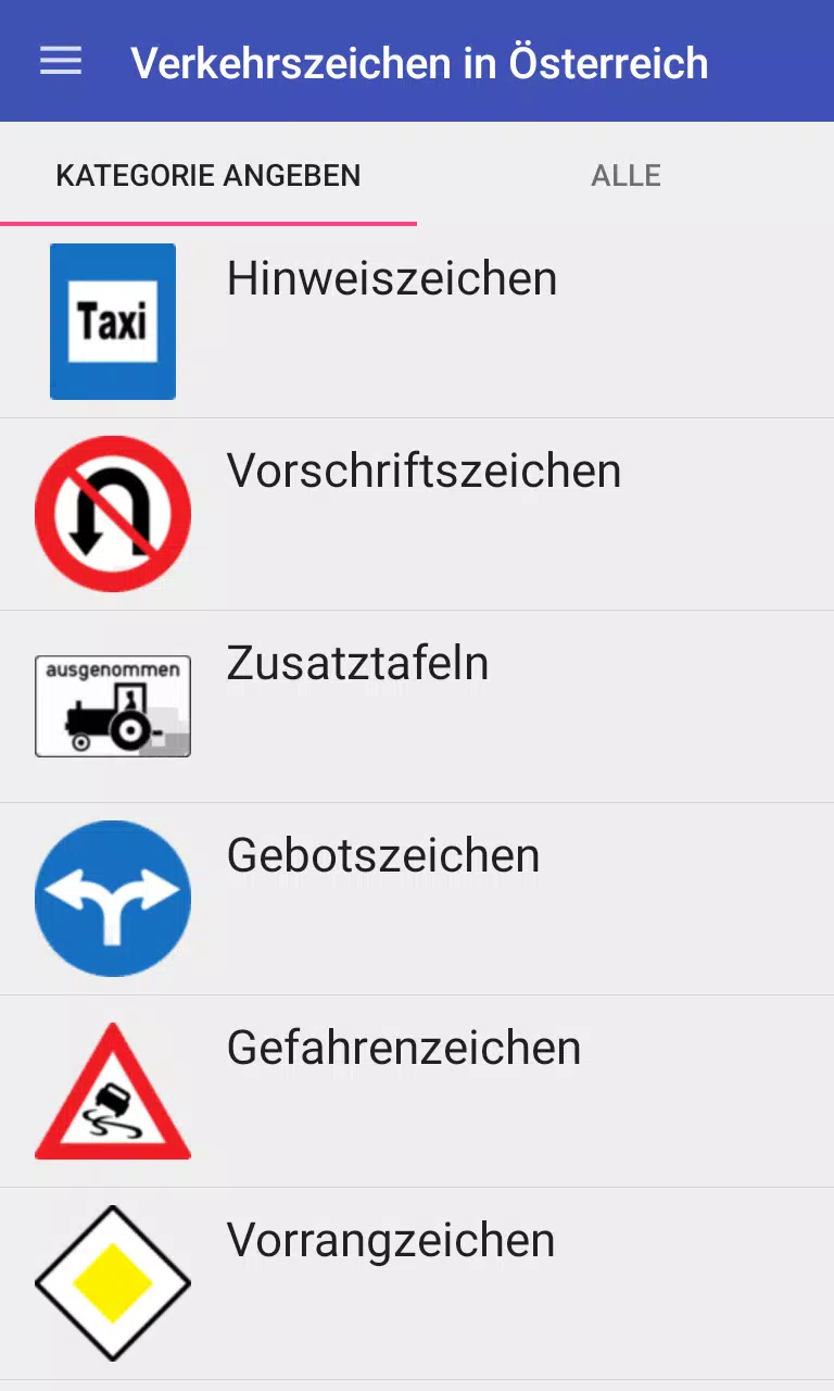 Verkehrszeichen in Österreich APK for Android Download