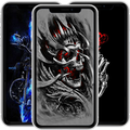 Wallpaper Skull 4K