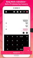 Easy Math Calculator - Solve Problems by Camera Affiche