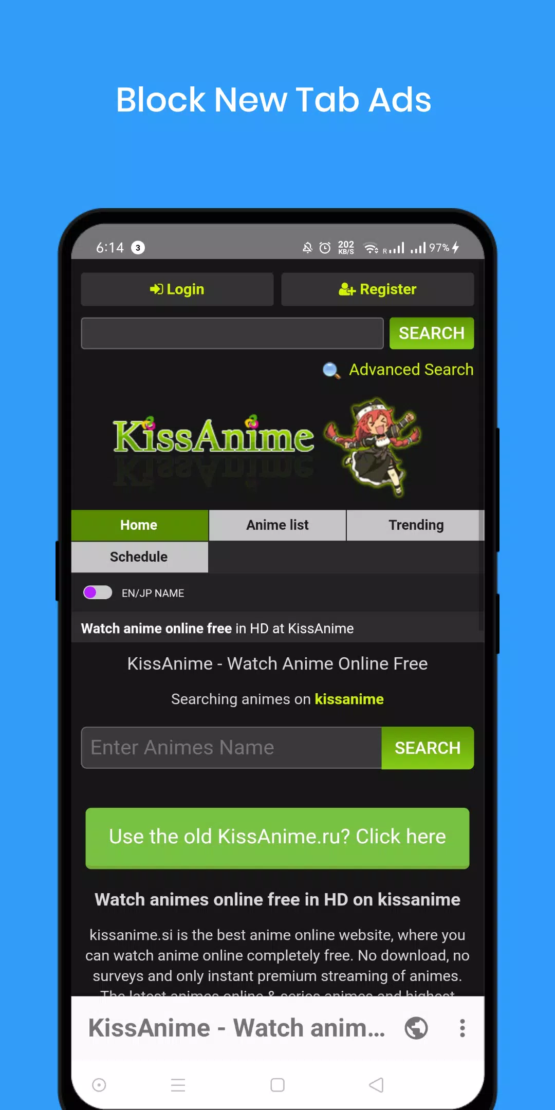 Download KissAnime APK 1.0.1 for Android 