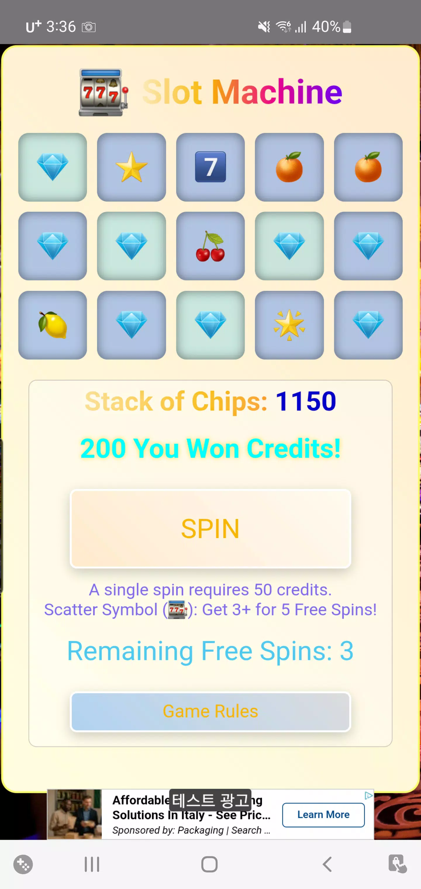 SLOT 3x5 SLOT 3x5