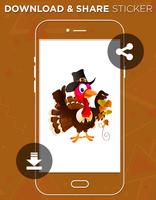 Thanksgiving Stickers Affiche