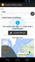 Country Dialing Codes capture d'écran 3