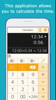 Time calculator+ الملصق