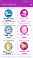 Kids names with meaning Affiche