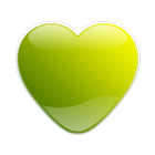 Crystal Heart-Citric : Icon Ma Zeichen