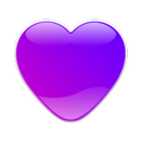 Crystal Heart - Lilac :Icon Mask for Nova Launcher APK