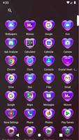 Crystal Heart - Lilac :Icon Ma скриншот 3