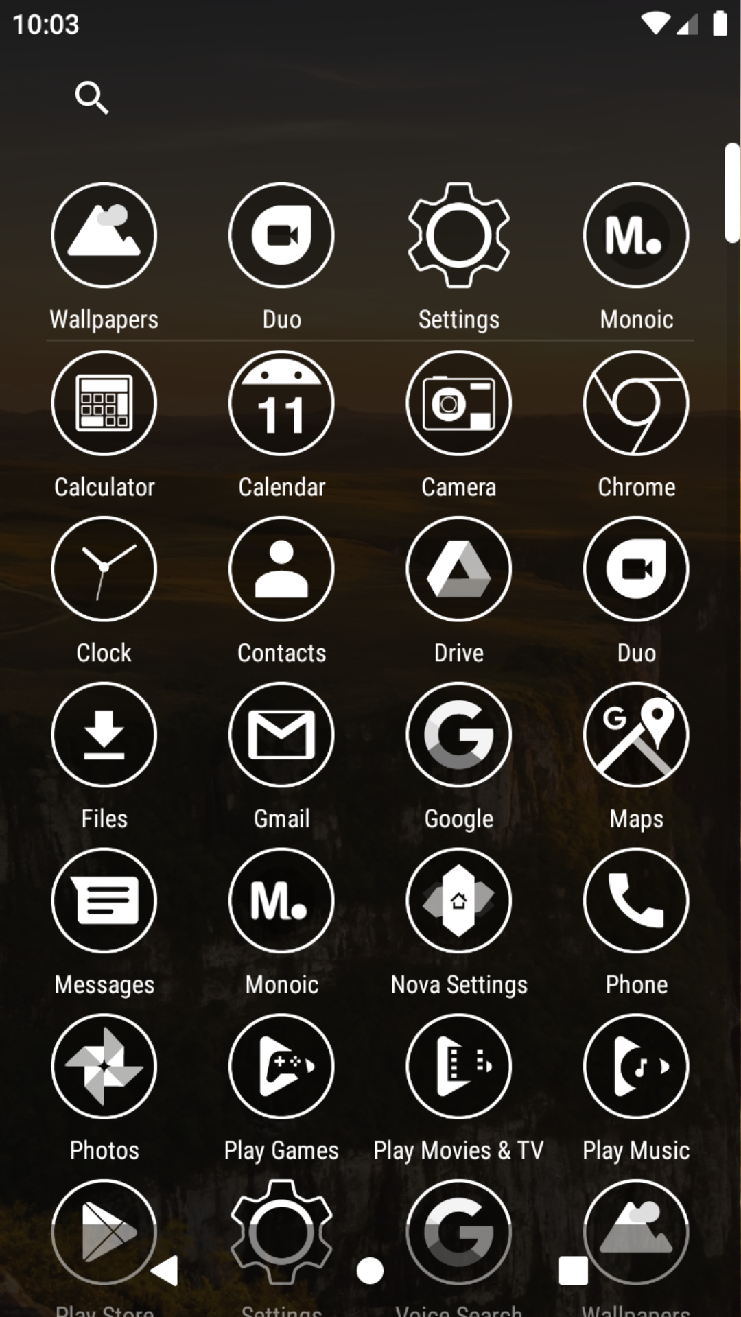 Monoic Icon Pack: White, Monotone, Minimalistic APK 6.8.3 Download for