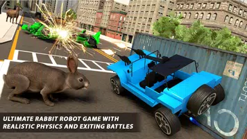 Bunny Jeep Robot Game: Robot Transforming Games screenshot 7