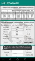 High calorie value calculator for LNG Plakat