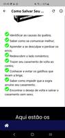 Como Salvar Seu Casamento ảnh chụp màn hình 2