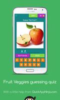 Devinez Fruits Quiz - Apprenez des fruits ou des Affiche