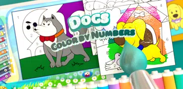 Color by Numbers - Dogs