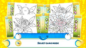 Kids Flower Color by Number 截圖 1