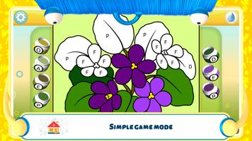 Kids Flower Color by Number 截圖 2