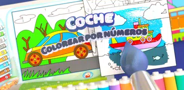 Colorear por números - Coche