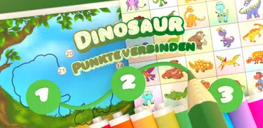 Punkte verbinden - Dinosaur