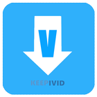 KeepiVid Downloader أيقونة