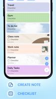 Notes, Notepad & Checklist poster