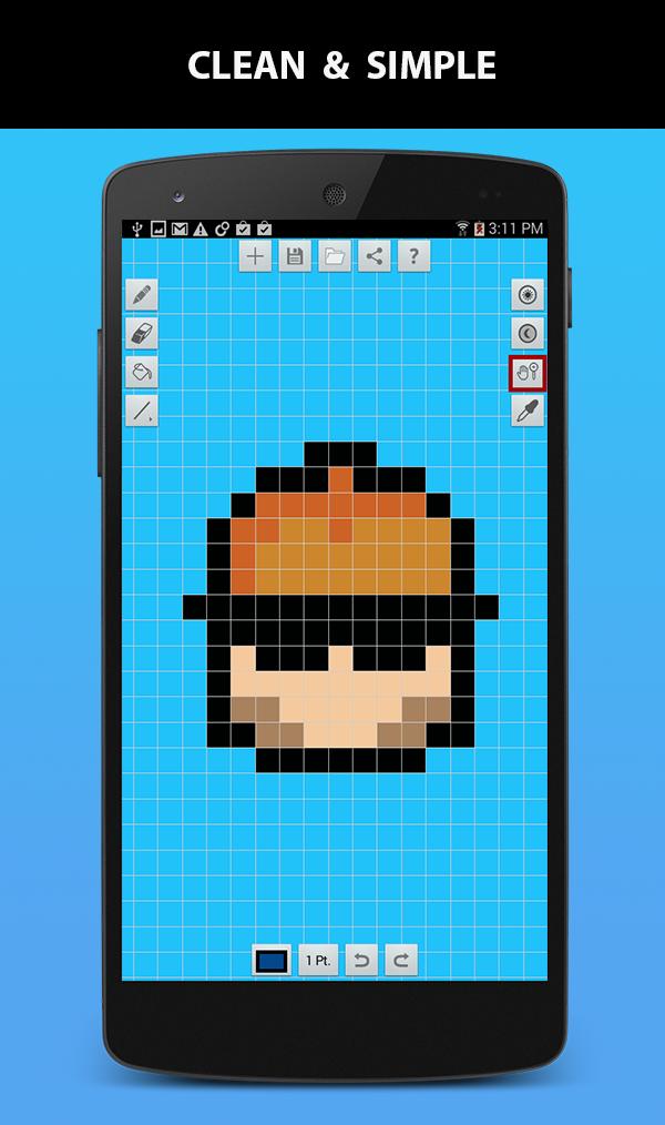 Pixel Art 24x24 Grid