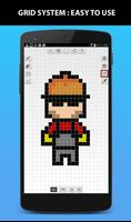 1 Schermata Pixel Art Builder