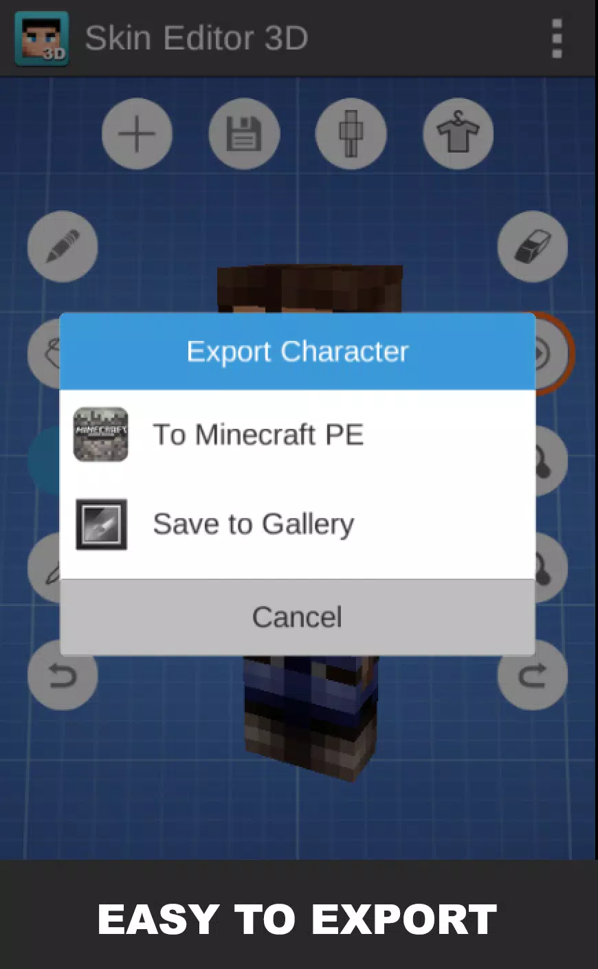 🔥 Download Skin Editor for Minecraft 3.0.1 [Adfree] APK MOD. A powerful skins  editor for Minecraft 