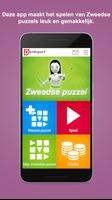 Zweedse puzzel Denksport ポスター