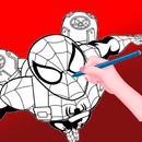 APK Spider Boy Coloring Book