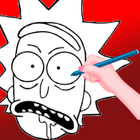Rick Coloring and Morty ikon