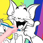 Tom Cat and Mouse Coloring آئیکن