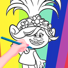 آیکون‌ Trolls Coloring World Tour