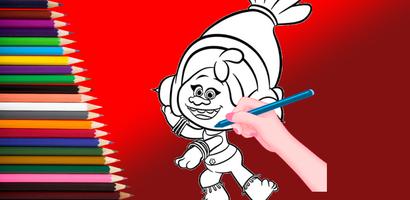 Trolls Coloring World Tour 截图 1