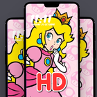 Princess Peach wallpaper HD 图标