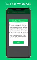 Lite For Whatsapp 2019 New capture d'écran 3