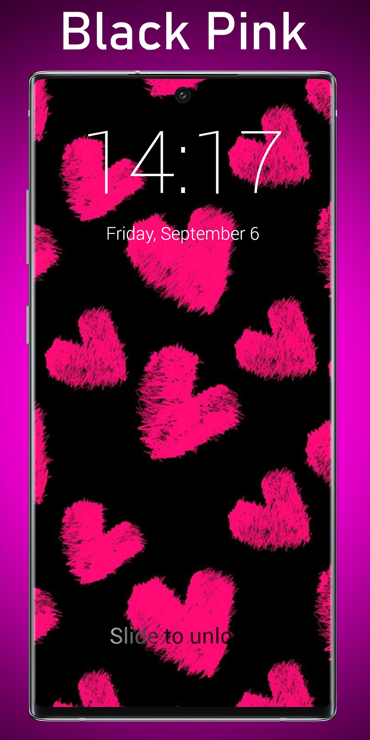 Black Pink Lock Screen + Wallpapers APK voor Android Download