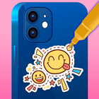 DIY Phone Case Maker - Spray Painting Game icône