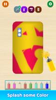 DIY Phone Case Maker - Spray Painting Game syot layar 2