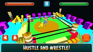 برنامه‌نما Drunken Wrestlers 3D عکس از صفحه