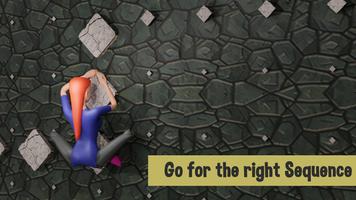 Rock Climbing Crux Puzzle الملصق