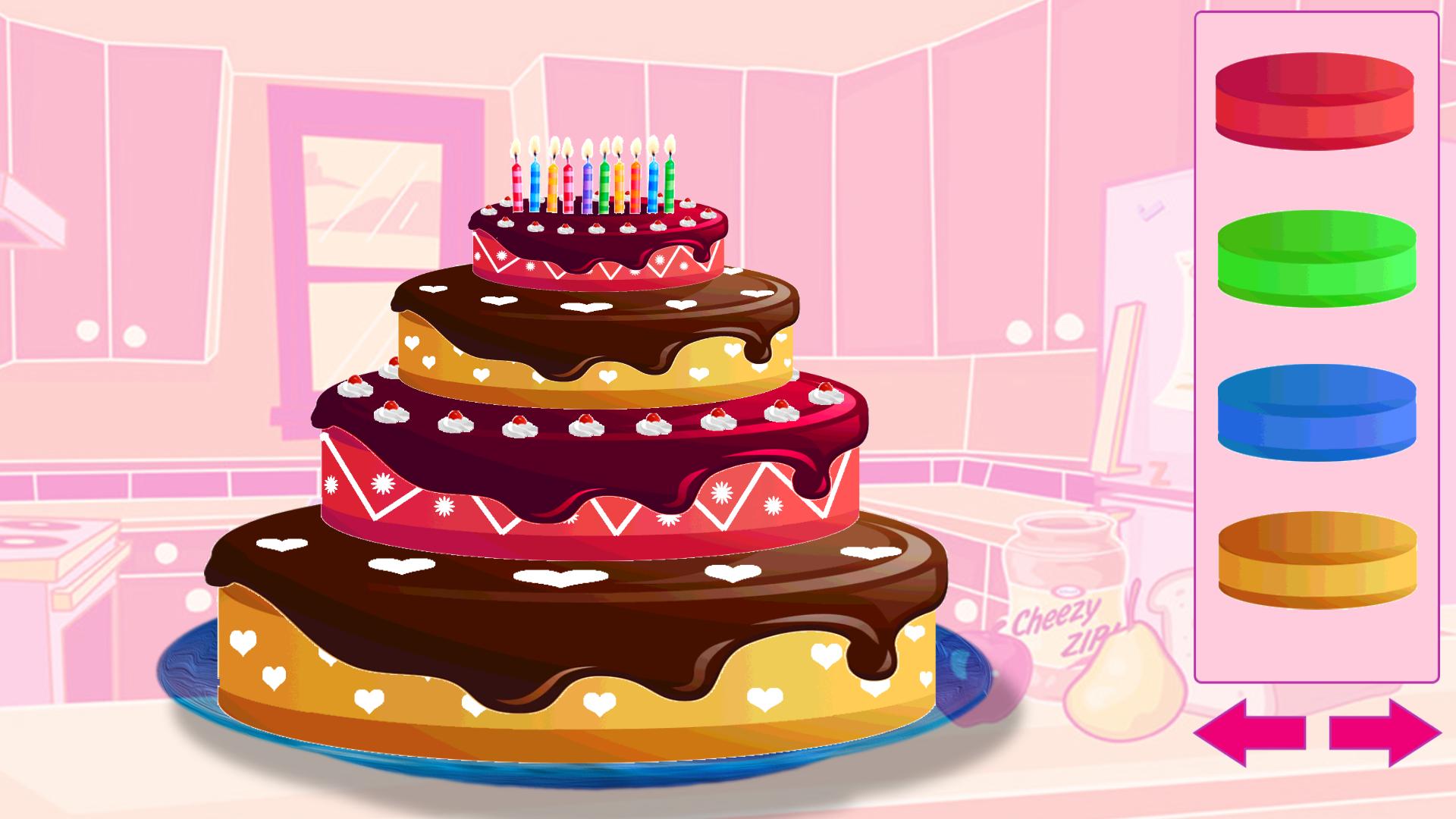 Make Happy Birthday Cake Girls Games For Android Apk Download - gamer girl roblox cake