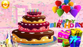 Make Happy Birthday Cake - Gir ภาพหน้าจอ 1