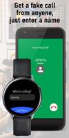 Fake Watch Call - Galaxy Watch / Gear S3 App الملصق